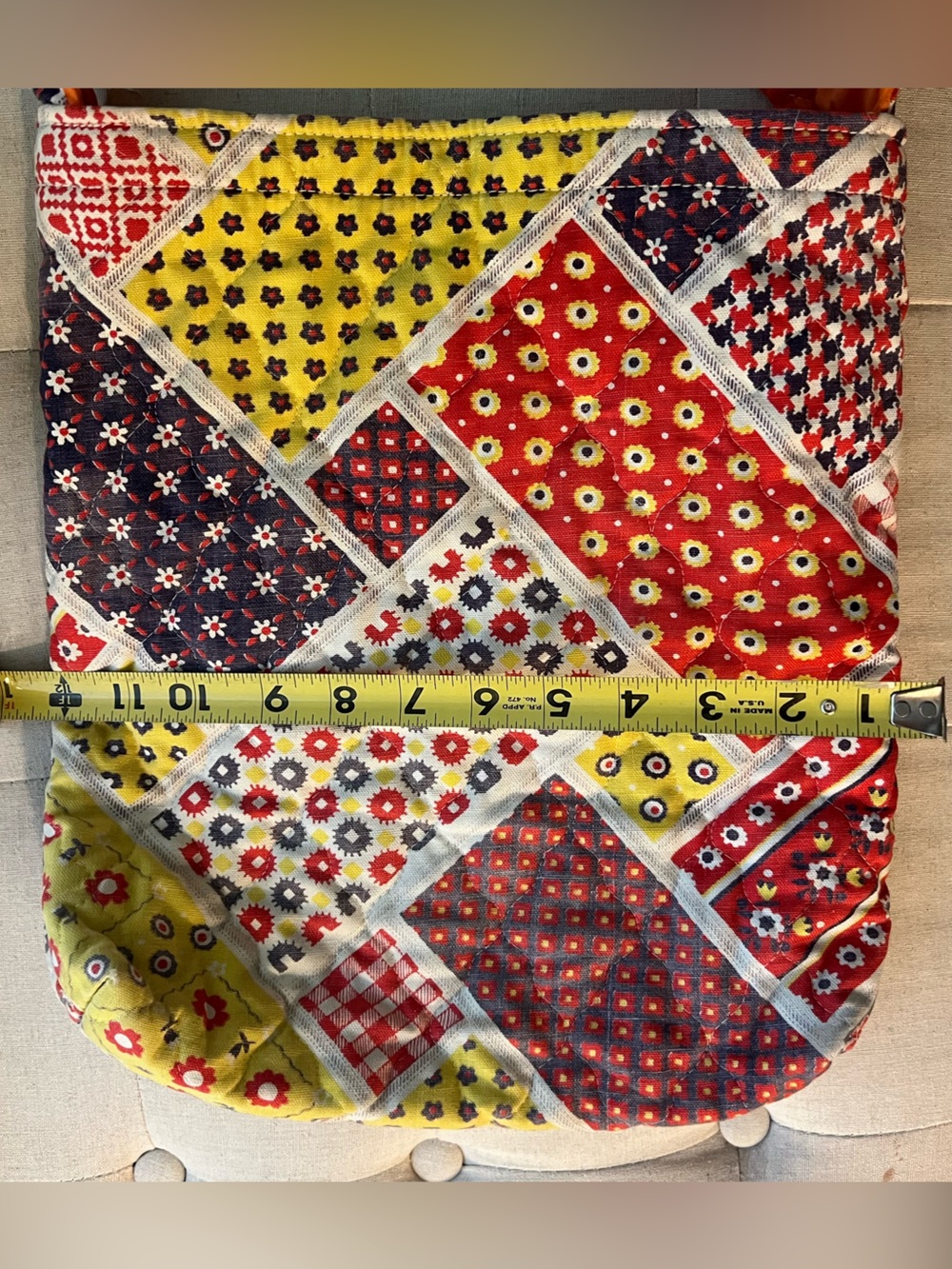 Vintage 100% cotton tote bag - Now! Designs San Francisco - Picture 6 of 7